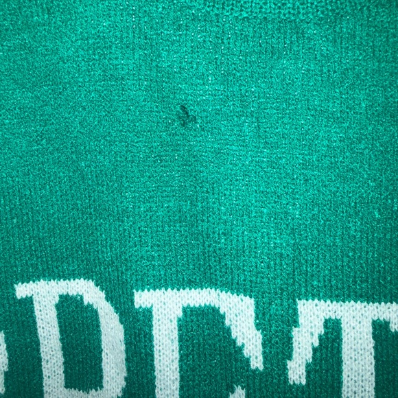 Teal “Pretty” Sweater - Picture 2 of 4